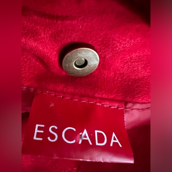 Vintage Escada Red Shoulder Bag - Picture 4 of 8